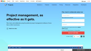 Project management software | Online project tracker tool–Zoho ...