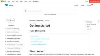 What is Writer? - Zoho