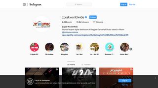 Zojak World Wide (@zojakworldwide) • Instagram photos and videos