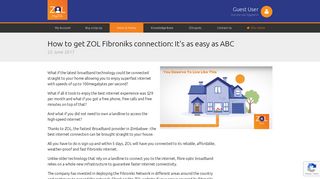 How to get ZOL Fibroniks connection: It's as easy as ABC - My ZOL