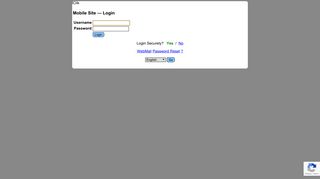 Mobile Site — Login - ZOL WebMail