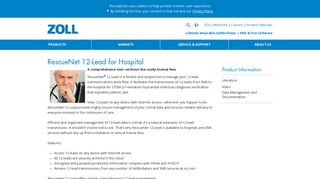 RescueNet 12-Lead - Mobile Computing - Hospital - ZOLL