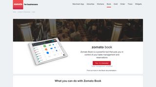 Zomato Book - Table and Reservation management
