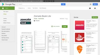 Zomato Book Lite - Apps on Google Play