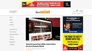 Zomato launches table reservation service Zomato Book - Livemint