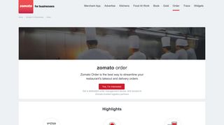 Zomato Order - Online Ordering