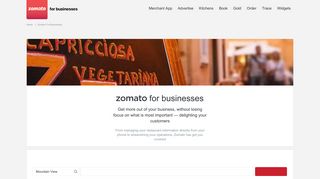 Zomato for Business