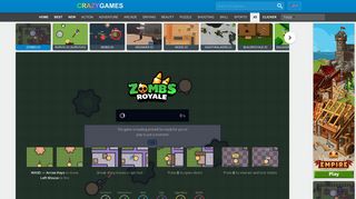 Zombs Royale - Play ZombsRoyale.io in Fullscreen! - Crazy Games