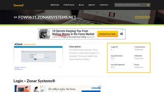 Welcome to Fow0631.zonarsystems.net - Login - Zonar Systems®