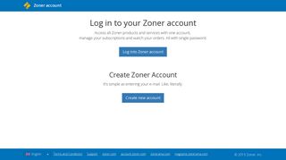 Zoner Account