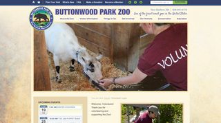 Volunteer Login - Buttonwood Park Zoo
