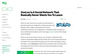 ZooLoo Is A Social Network That Basically Never Wants You To Leave ...