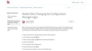 Model 5363: Changing the Configuration Manager login – SmartFacts ...