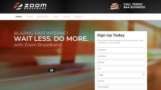 Zoom Broadband: Home