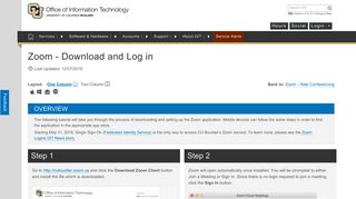 Zoom - Download and Log in | Office of Information Technology