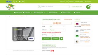 Zoompass Visa Prepaid Gift Card - Gift that works all the time