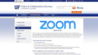 Zoom - Video & Collaboration Services - University of Florida
