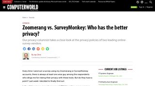 Zoomerang vs. SurveyMonkey: Who has the better privacy ...