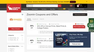 ZoomIn Coupons & Offers: Flat 40% OFF + Upto 14% CD Cashback