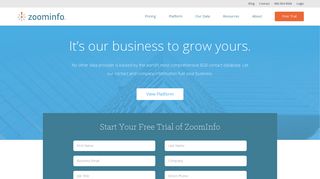 ZoomInfo: B2B Contact Database | Company Information Database