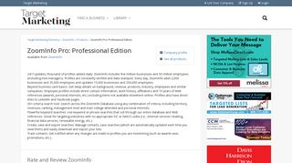 ZoomInfo Pro: Professional Edition | ZoomInfo