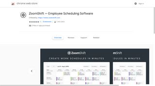 ZoomShift — Employee Scheduling Software - Google Chrome
