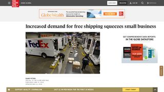 Increased demand for free shipping squeezes small business - The ...