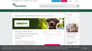 zooplus.co.uk - My Petshop Discounts, Codes, Sales & Cashback ...