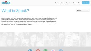 About Zoosk - Online Dating Site and Dating Apps