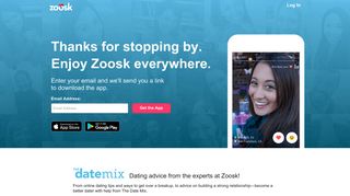 Get the Dating App - Zoosk