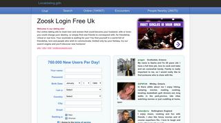 Zoosk Login Free Uk. localdating.gdn one of the most popular free ...