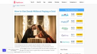 Sign up for a Zoosk Free Trial Today! No Coupon Required!