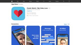 Zoosk: Match, Talk, Date, Love on the App Store - iTunes - Apple