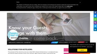 Zoottle | connect with your guests - 100% Hotel Show
