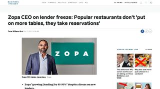 Zopa CEO Jaidev Janardana on sign-up freeze, UK economy, credit ...