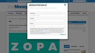 P2P lender Zopa to launch a bank - Your Money - YourMoney.com