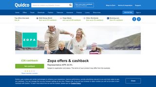 Zopa Cashback, Voucher Codes & Discount Codes | Quidco