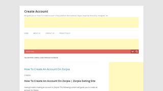 zorpia login through facebook Archives - Create Account
