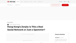 Zorpia: A Real Social Network or Just a Spammer? - Tech in Asia