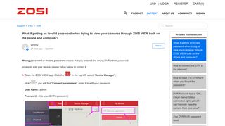 What if getting an invalid password when trying to view your ...