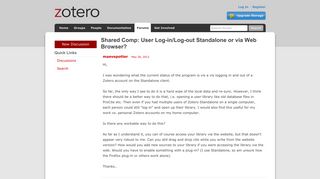 Shared Comp: User Log-in/Log-out Standalone or via Web Browser ...