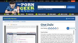Chat ZoZo - MrPornGeek