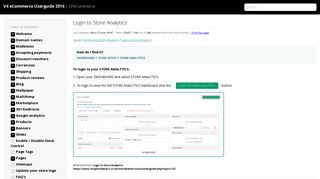 Login to Store Analytics - ZPeCommerce V4 Userguide