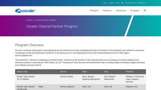 Channel Partner Programs | Cloud Security Services | Zscaler