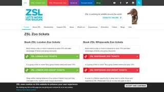 Buy ZSL Zoo Tickets | Zoological Society of London (ZSL)