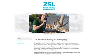 Zoological Society of London Jobs and Careers in the UK! - Leisurejobs