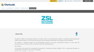 Jobs with ZSL | CharityJob