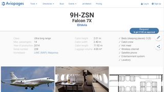 Falcon 7X (9H-ZSN) ElitAvia - Aviapages.com