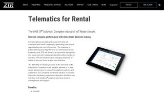 Telematics for Rental | ZTR Control Systems, LLC