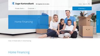 Home Financing - Zuger Kantonalbank